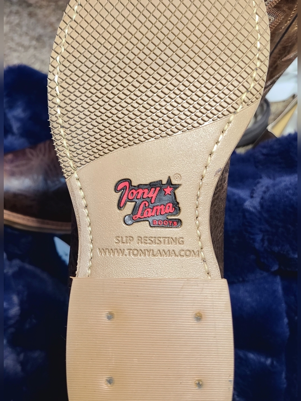 Tony Lama Men's Fernando 12" Western Boot 9 EE - Picture 4 of 6